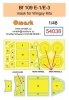 Omask 54038 Bf 109 E-1 / E-3 mask (for Wingsy Kits) 1/48